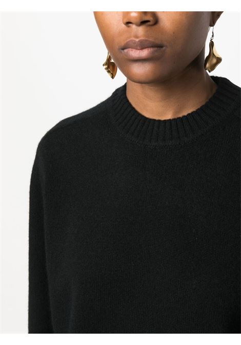 Black Baltra crew-neck cashmere jumper Loulou studio - women LOULOU STUDIO | BALTRABLK